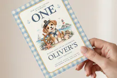 Sailor Puppy Birthday Invitation Template, Canva Product Image 3