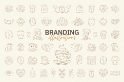 Whimsical Cafe &amp; Bakery Branding Kit | Canva &amp; Illustrator Product Image 3