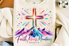 Faith Moves Mountains Christian Bible Product Image 1