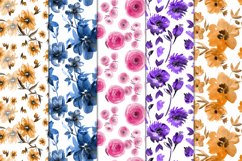 Watercolor Seamless Floral Patterns Product Image 7