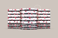 Valentine's day Mug Wrap, Heart Glitter Design, 11 &amp; 15 Oz Product Image 3