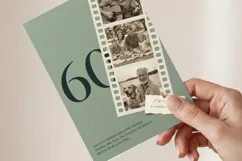 Film Strip Photo Birthday Invitation Template Product Image 3