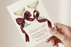 50th Birthday Invitation Template, Editable Canva Product Image 3