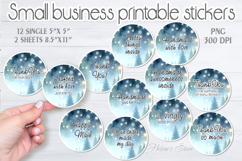 Packaging printable Stickers png |Christmas sticker sheet Product Image 1