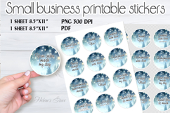 Packaging printable Stickers png |Christmas sticker sheet Product Image 2