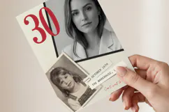 30th Birthday Invitation Template Editable, Photo Collage Product Image 3