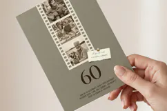 Photo Milestone Birthday Invitation Template, Film Strip Product Image 3