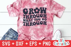 Mental Health SVG | Grow Through What You Go Through Product Image 3