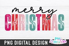 Christmas PNG | Merry Christmas Multi Color Product Image 1