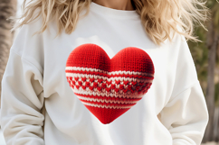 Red heart Valentines day Sublimation designs clipart png Product Image 4