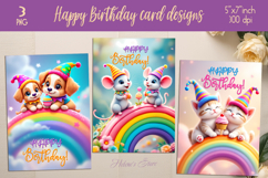 Funny animals greeting card designs | Happy Birthday cards Product Image 1