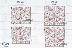 Tumbler Wrap Sublimation | Seamless Tumbler Wrap 20 30 OZ Product Image 2