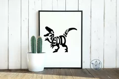 Freddie Word Art in dinosaur shape SVG Product Image 3