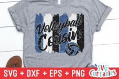 Volleyball SVG | Volleyball Cousin | Shirt Design Product Image 1