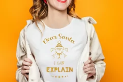 Dear Santa I Can Explain Svg, Christmas Svg, Kids Christmas Product Image 2