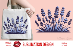 Wildflowers clipart | Vintage Summer lavender graphics Product Image 1