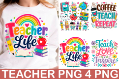 Teacher PNG Shirt Sublimation Png Product Image 1