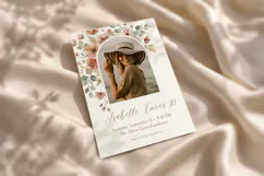 Floral Photo Birthday Invitation Canva Template Product Image 4
