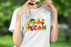 Funny Quote Go Vegan clipart | Cute sublimation design png Product Image 2
