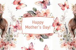 Mother's Day Watercolor Mug Wrap Sublimation Product Image 4