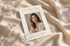 30th Birthday Invitation Photo Template, Editable Canva Product Image 4