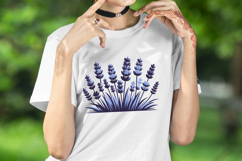 Wildflowers clipart | Vintage Summer lavender graphics Product Image 4