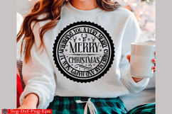 Christmas Round sign Svg holiday quotes Svg design Christmas Product Image 4
