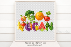 Funny Quote Go Vegan clipart | Cute sublimation design png Product Image 3
