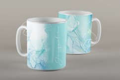 Marble Pattern Mug Sublimation Design, 11 &amp; 15 Oz Mug Design Product Image 4