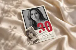 Photo Birthday Invitation Template Editable Canva Product Image 4