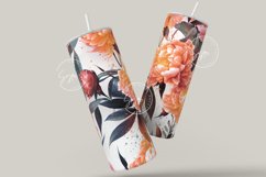 Seamless Floral Tumbler Sublimation Wrap PNG Design 20 oz Product Image 4
