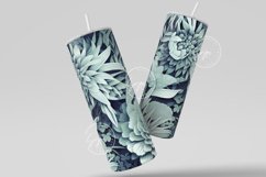 3D Flower Tumbler, Paper Quilling, 20oz Skinny Tumbler Wrap Product Image 2