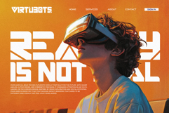 Overmars - Futuristic Techno Font Product Image 4