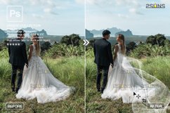 Tulle overlays, Flying fabric photoshop Veil Maternity Product Image 4