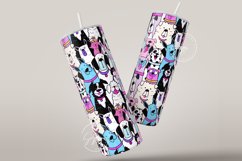 Cute Dogs Skinny Tumbler Design, 20 oz Tumbler Wrap Design Product Image 4