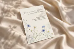 Wildflower Birthday Invitation Canva Template, Editable Product Image 4