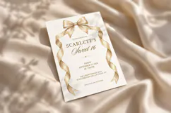 Sweet 16 Birthday Invitation Template, Editable Canva Product Image 4