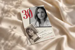 30th Birthday Invitation Template Editable, Photo Collage Product Image 4