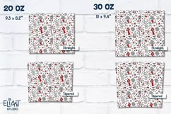 Valentines Day Tumbler Sublimation | Tumbler Wrap 20 30 OZ Product Image 2