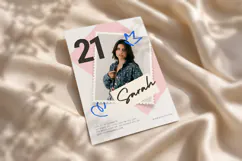 Photo Birthday Invitation Template, Editable Canva Card Product Image 4