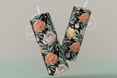 Seamless Boho Floral Tumbler Sublimation Wrap PNG Design Product Image 4