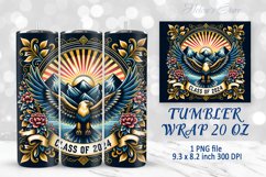 Class of 2024 Sublimation | Graduation tumbler wrap designs Product Image 1