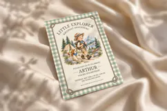 Little Explorer Birthday Invitation Canva Template Product Image 4