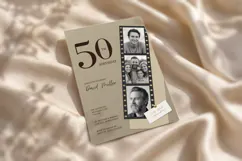 Film Strip Photo Birthday Invitation Canva Template Product Image 4