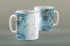 Marble Pattern Mug Sublimation Design, 11 &amp; 15 Oz Mug Design Product Image 4