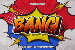 Hero Bump - Comic Display Font Product Image 4