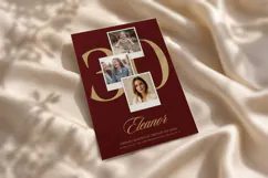 Photo Collage Birthday Invitation Template, Editable Canva Product Image 4