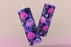 Seamless Boho Floral Tumbler Sublimation Wrap PNG Design Product Image 4