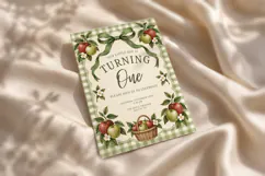 Apple Orchard Birthday Invitation Canva Template Product Image 4