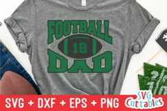 Football SVG | Football Dad | Shirt Design Product Image 1